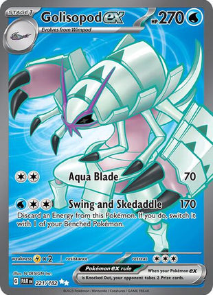 Golisopod ex - 221/182 - SV04 Paradox Rift - Holofoil - Near Mint (NM)