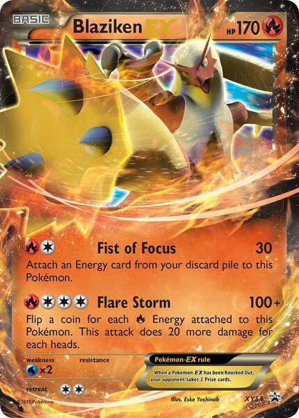 Blaziken EX - XY54 - XY Promos - Holofoil - Lightly Played (LP)