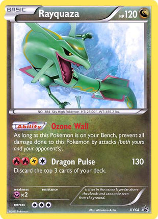 Rayquaza - XY64 - XY Promos - Holofoil - Heavily Played (HP)