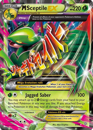 M Sceptile EX - XY Ancient Origins - Holofoil - Damaged