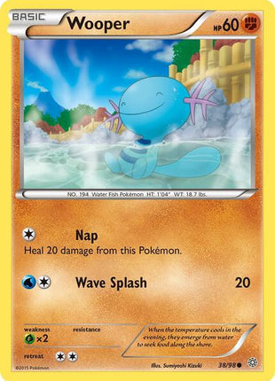 Wooper - XY Ancient Origins - Reverse Holofoil - Near Mint (NM)