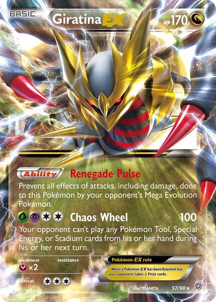 Giratina EX - XY Ancient Origins - Holofoil - Near Mint (NM)