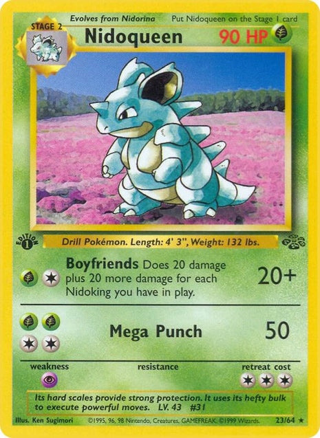 Nidoqueen (23) - Jungle - Unlimited - Lightly Played (LP)