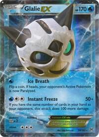 Glalie EX - XY BREAKthrough - Holofoil - Heavily Played (HP)