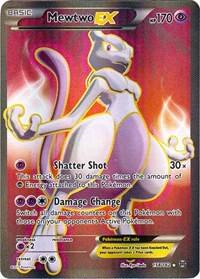 Mewtwo EX (158 Full Art) - XY BREAKthrough - Holofoil - Damaged