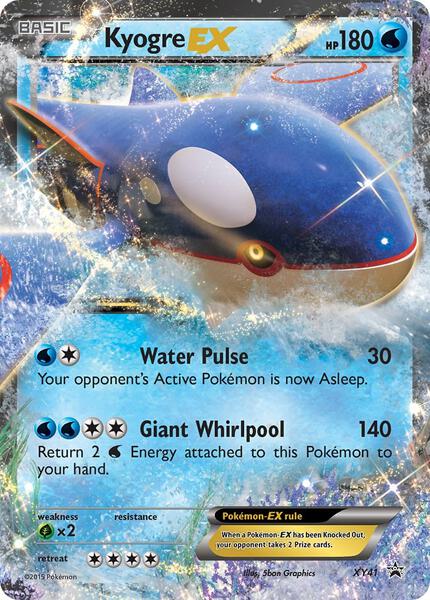 Kyogre EX - XY Promos - Holofoil - Lightly Played (LP)