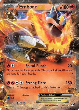 Emboar EX - XY BREAKpoint - Holofoil - Near Mint (NM)