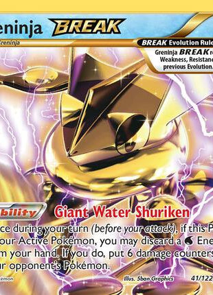 Greninja BREAK - XY BREAKpoint - Holofoil - Lightly Played (LP)