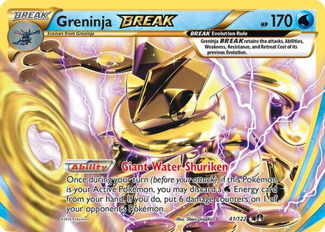 Greninja BREAK - XY BREAKpoint - Holofoil - Lightly Played (LP)