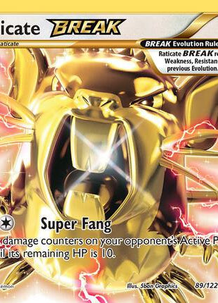 Raticate BREAK - XY BREAKpoint - Holofoil - Moderately Played (MP)