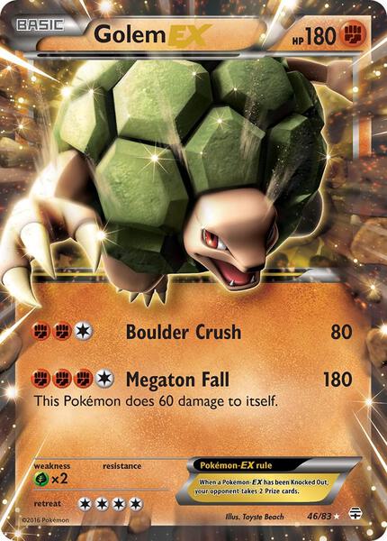 Golem EX - Generations - Holofoil - Near Mint (NM)