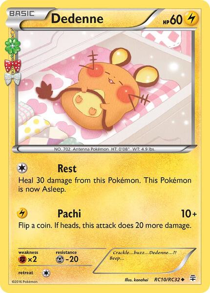 Dedenne - Generations Radiant Collection - Holofoil - Lightly Played (LP)