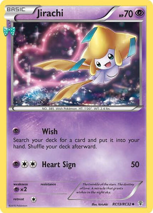 Jirachi - Generations Radiant Collection - Holofoil - Heavily Played (HP)