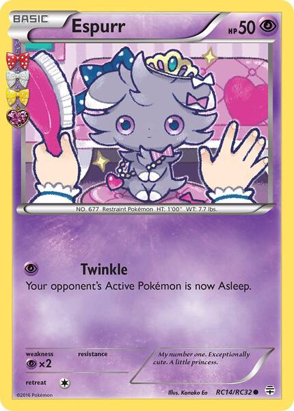 Espurr - Generations Radiant Collection - Near Mint (NM)