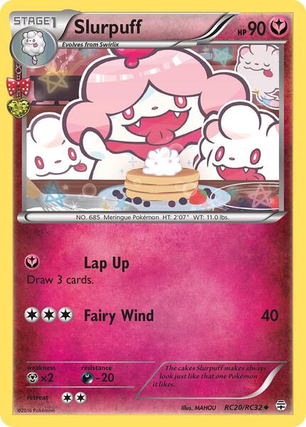 Slurpuff - Generations Radiant Collection - Holofoil - Lightly Played (LP)
