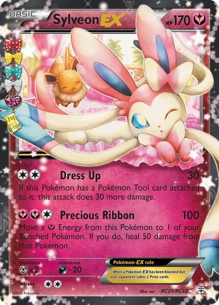 Sylveon EX - Generations Radiant Collection - Holofoil - Near Mint (NM)