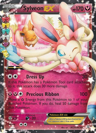 Sylveon EX - Generations Radiant Collection - Holofoil - Moderately Played (MP)