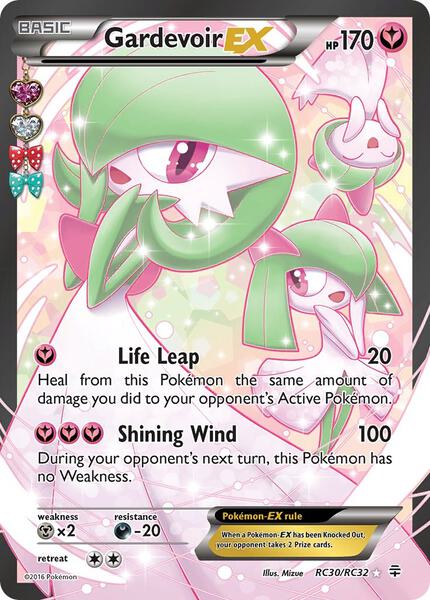 Gardevoir EX (Full Art) - Generations Radiant Collection - Holofoil - Moderately Played (MP)