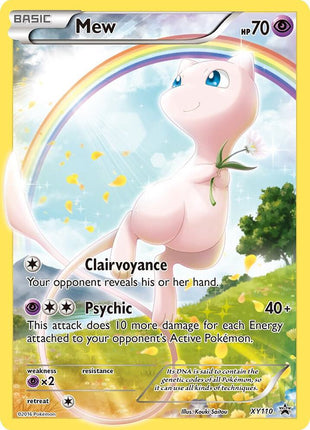 Mew - XY110 - XY Promos - Holofoil - Moderately Played (MP)