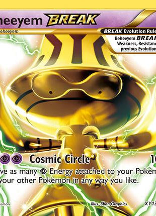 Beheeyem BREAK - XY135 - XY Promos - Holofoil - Damaged