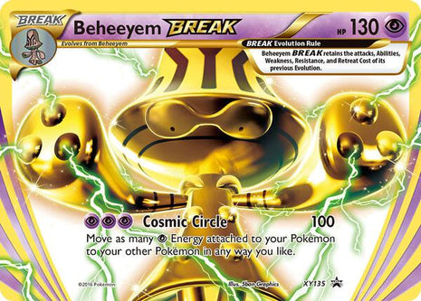 Beheeyem BREAK - XY135 - XY Promos - Holofoil - Damaged