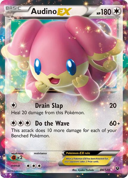 Audino EX - XY Fates Collide - Holofoil - Near Mint (NM)