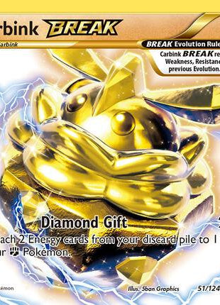Carbink BREAK - XY Fates Collide - Holofoil - Near Mint (NM)