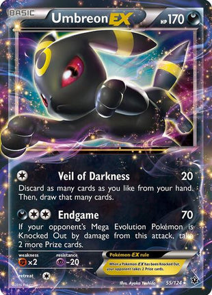 Umbreon EX - XY Fates Collide - Holofoil - Near Mint (NM)