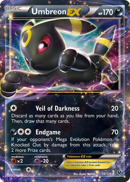 Umbreon EX - XY Fates Collide - Holofoil - Near Mint (NM)