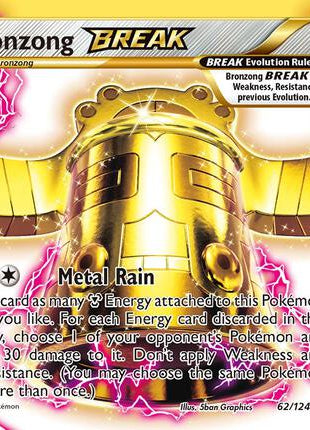Bronzong BREAK - XY Fates Collide - Holofoil - Damaged