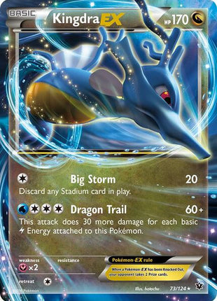 Kingdra EX - XY Fates Collide - Holofoil - Near Mint (NM)