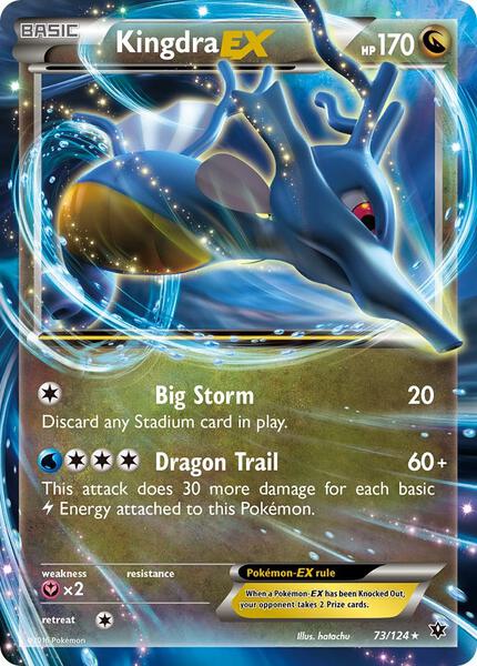 Kingdra EX - XY Fates Collide - Holofoil - Near Mint (NM)