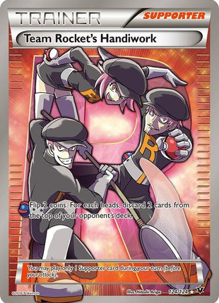 Team Rocket's Handiwork (Full Art) - XY Fates Collide - Holofoil - Lightly Played (LP)