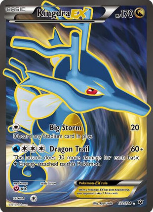 Kingdra EX (Full Art) - XY Fates Collide - Holofoil - Lightly Played (LP)