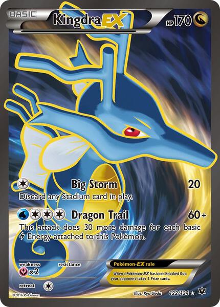 Kingdra EX (Full Art) - XY Fates Collide - Holofoil - Lightly Played (LP)