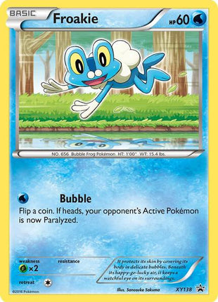 Froakie - XY138 - XY Promos - Holofoil - Moderately Played (MP)