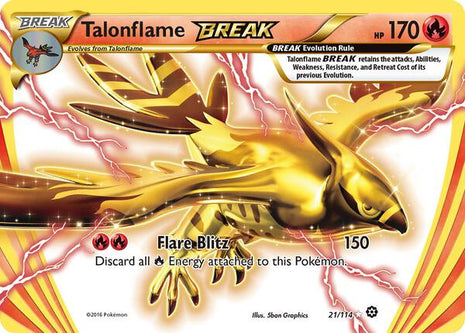 Talonflame BREAK - XY Steam Siege - Holofoil - Near Mint (NM)