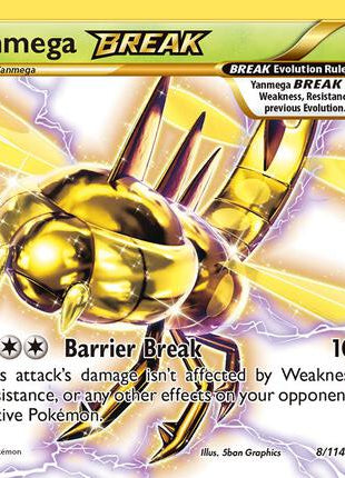 Yanmega BREAK - XY Steam Siege - Holofoil - Near Mint (NM)