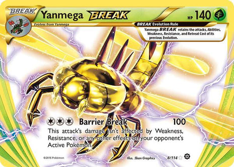 Yanmega BREAK - XY Steam Siege - Holofoil - Near Mint (NM)
