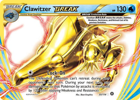 Clawitzer BREAK - XY Steam Siege - Holofoil - Near Mint (NM)