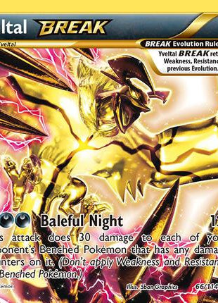 Yveltal BREAK - XY Steam Siege - Holofoil - Lightly Played (LP)