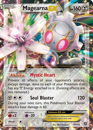 Magearna EX - XY Steam Siege - Holofoil - Near Mint (NM)