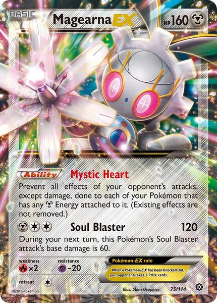 Magearna EX - XY Steam Siege - Holofoil - Near Mint (NM)