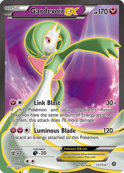 Gardevoir EX (Full Art) - XY Steam Siege - Holofoil - Near Mint (NM)