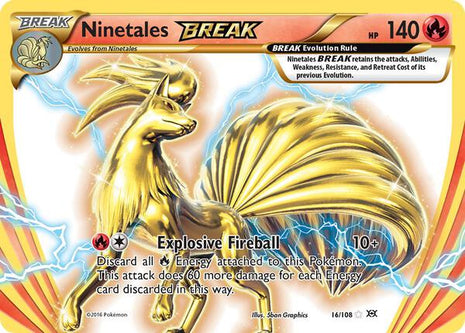 Ninetales BREAK - XY Evolutions - Holofoil - Near Mint (NM)