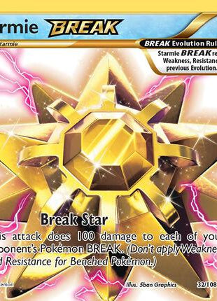 Starmie BREAK - XY Evolutions - Holofoil - Moderately Played (MP)