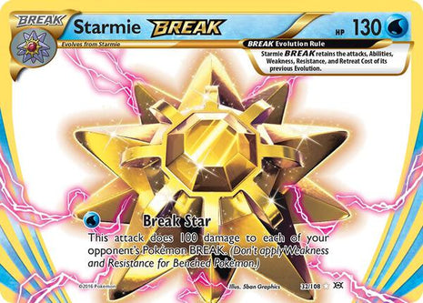 Starmie BREAK - XY Evolutions - Holofoil - Moderately Played (MP)