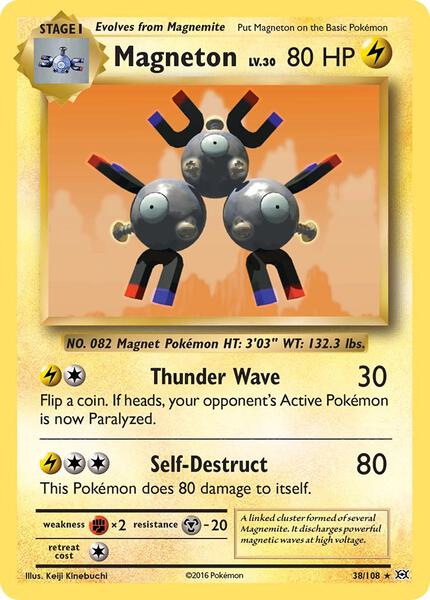 Magneton - XY Evolutions - Reverse Holofoil - Near Mint (NM)