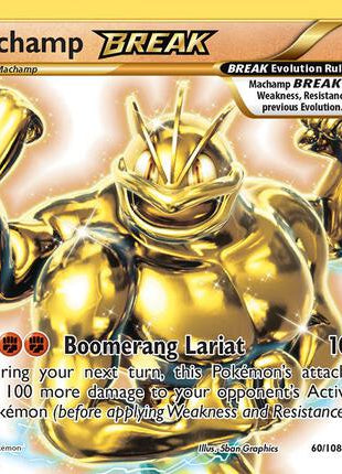 Machamp BREAK - XY Evolutions - Holofoil - Damaged