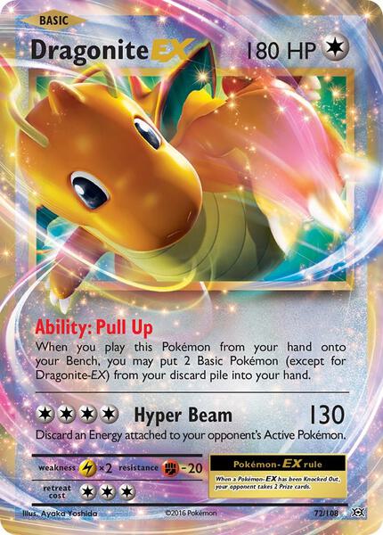 Dragonite EX - XY Evolutions - Holofoil - Near Mint (NM)